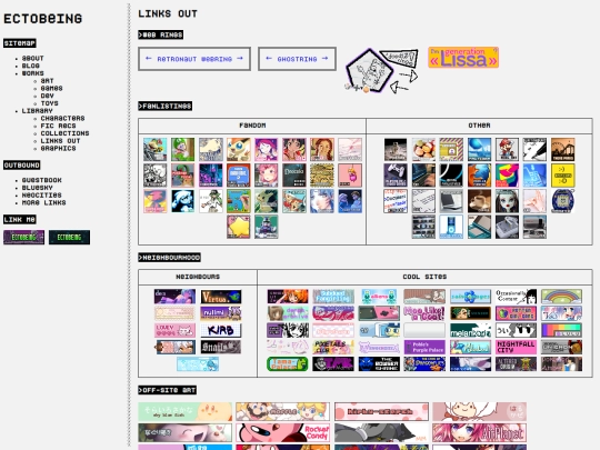 library/links screenshot