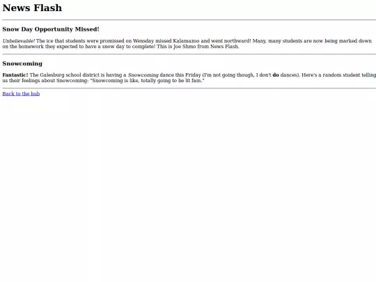 News-Article screenshot