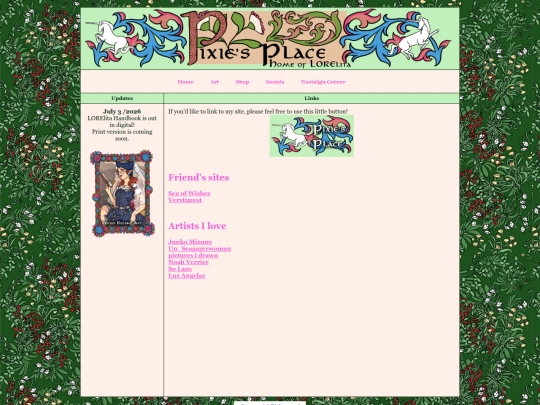 links screenshot