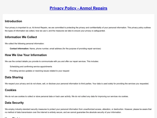 privacy screenshot