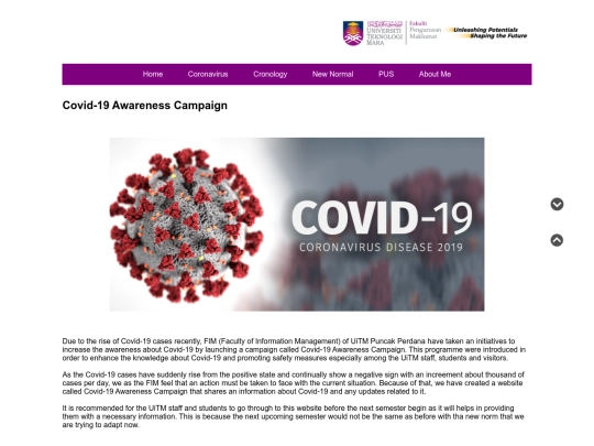 Corporate Website screenshot