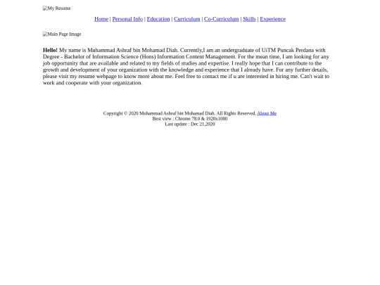 index screenshot