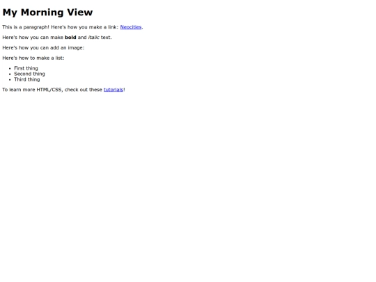 index screenshot