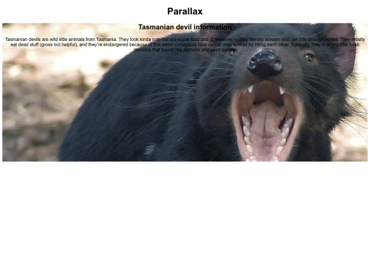 parallax screenshot