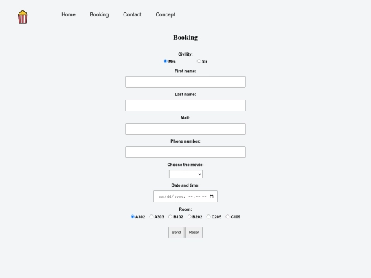 booking screenshot