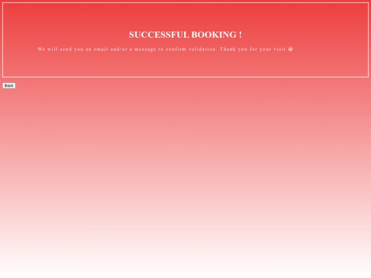 reservation screenshot
