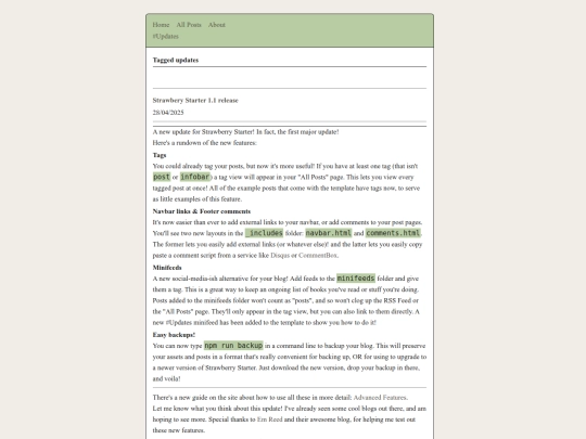 digest/tags/updates screenshot