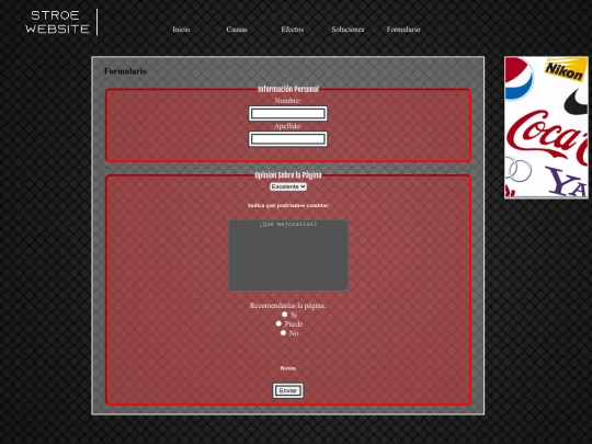 pagina/europa/formulario screenshot
