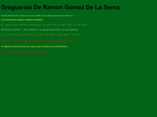 pagina/refranes screenshot