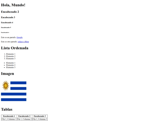 web/ejercicios screenshot