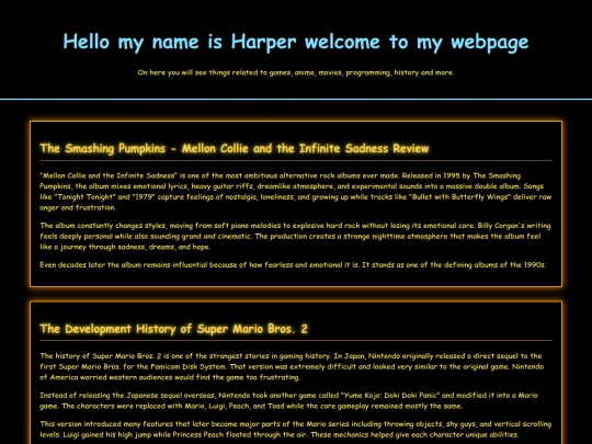 index screenshot