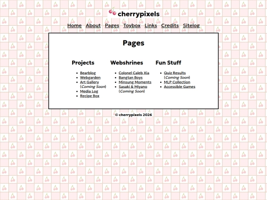 pages screenshot