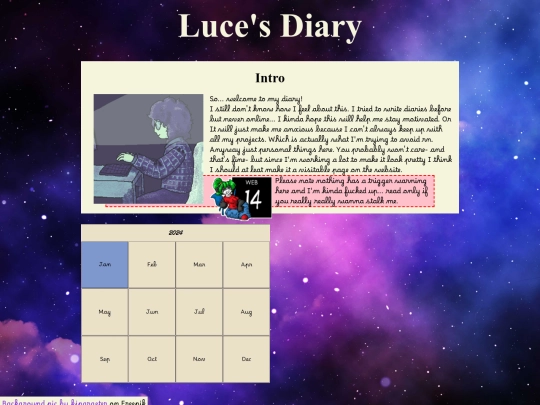 diary screenshot