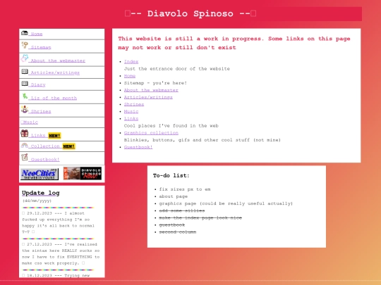 red-theme/sitemap screenshot