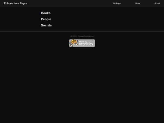 links screenshot