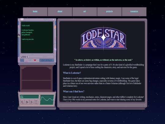 lodestar screenshot