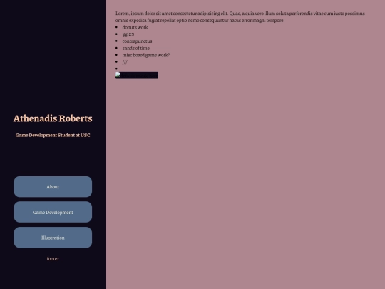 portfolio/games screenshot