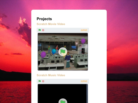 Projects/Projects screenshot