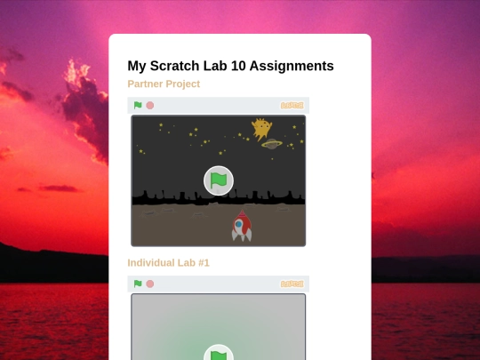scratchLab10 screenshot