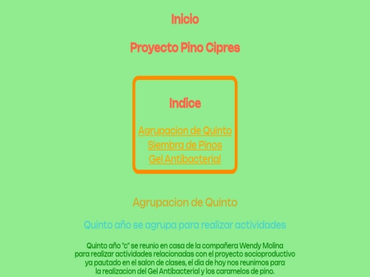 index screenshot