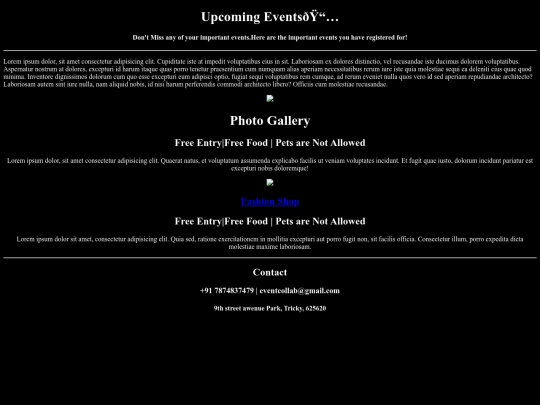 event/event screenshot