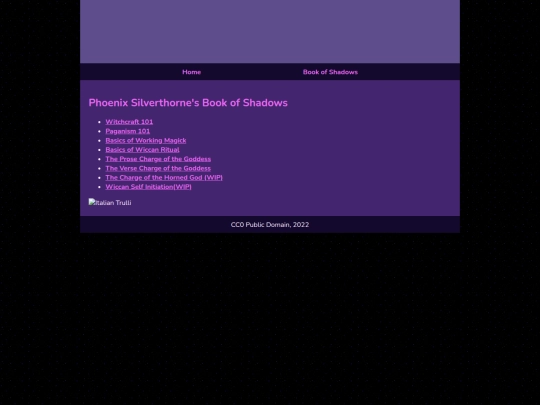 BookOfShadows screenshot