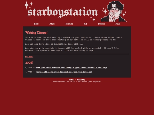 art/writing screenshot