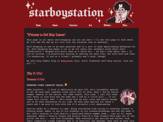interests/selfship screenshot