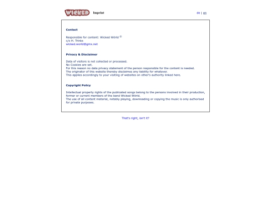 imprint screenshot