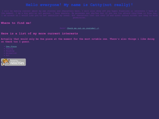 aboutme screenshot