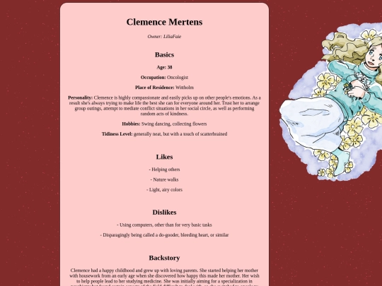 shardverse/profile/clemence screenshot