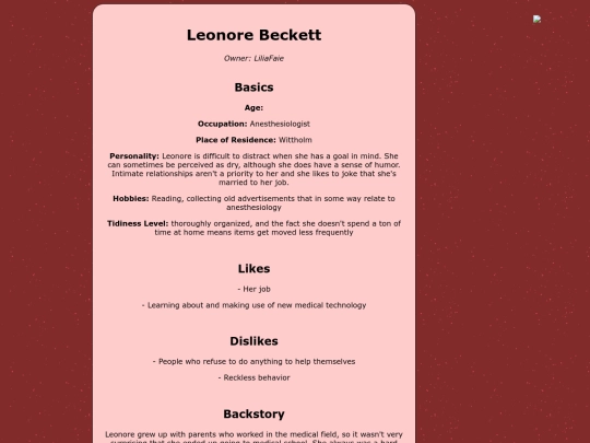 shardverse/profile/leonore screenshot