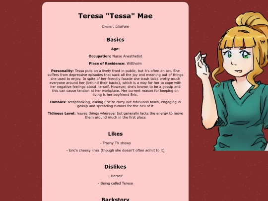 shardverse/profile/tessa screenshot