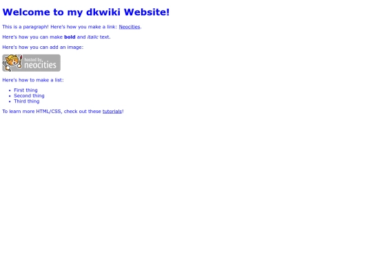 dkwiki screenshot