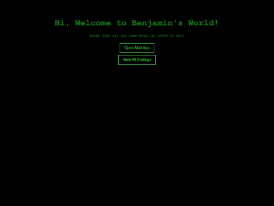 BenjaminsWorld screenshot