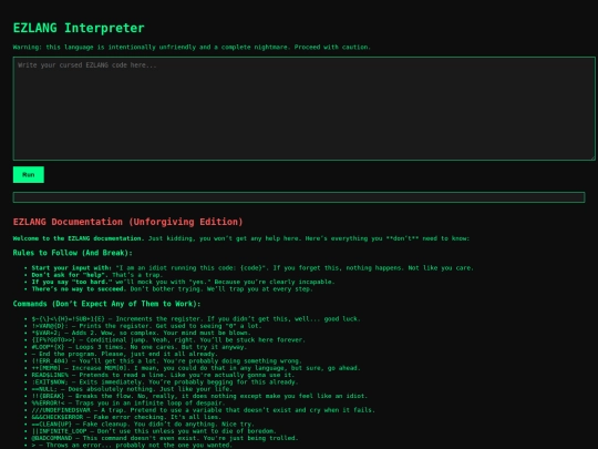 EZLANG screenshot