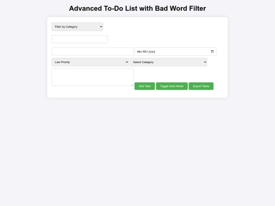 Todolist screenshot