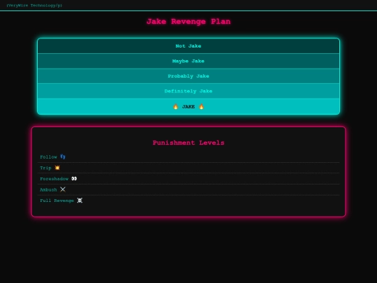 VeryWireProj_11231_Jake-O-Meter screenshot