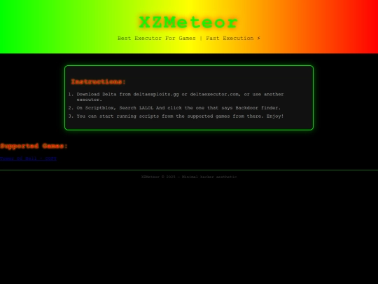 XZMeteor screenshot