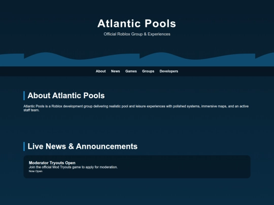 atlanticpools screenshot