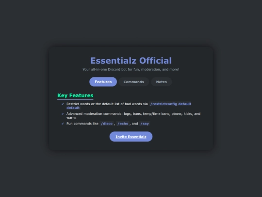 essentialz screenshot