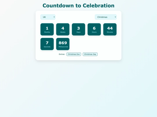 m1countdowns.m1 screenshot