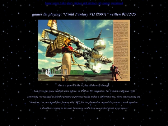 games screenshot