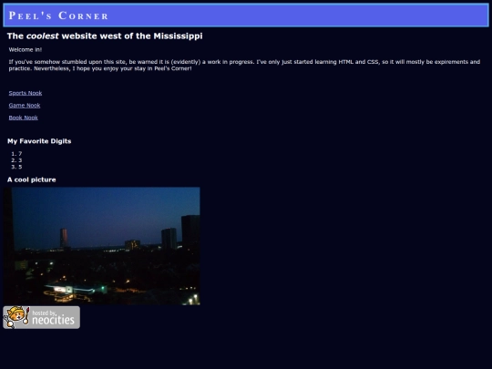 index screenshot