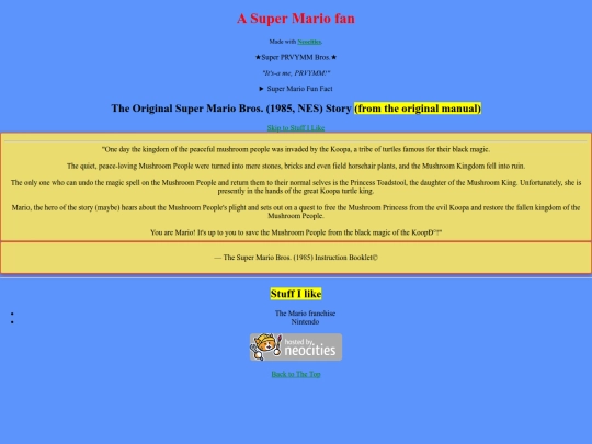 index screenshot