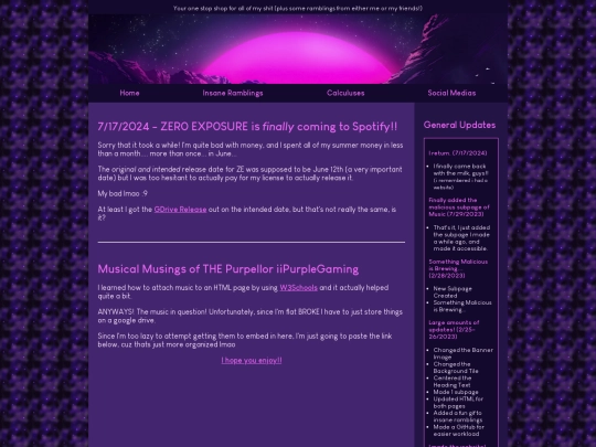 musicpage screenshot