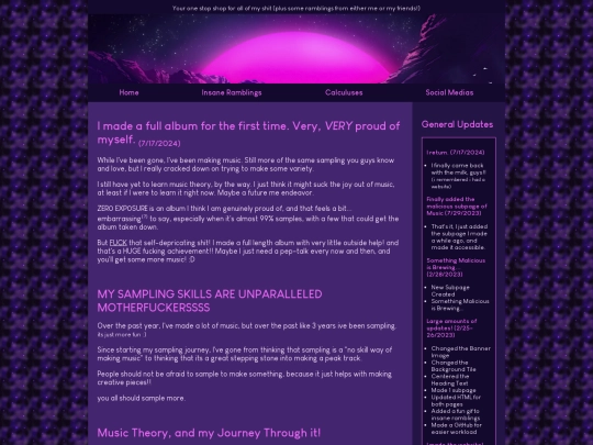 musicramblings screenshot