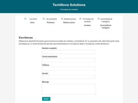 TAREA/contacto screenshot