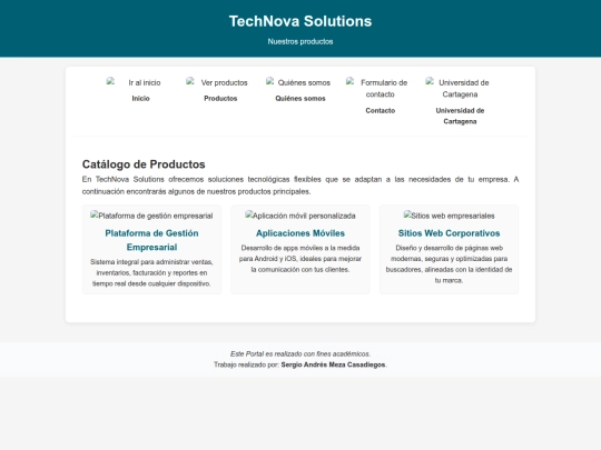 productos screenshot