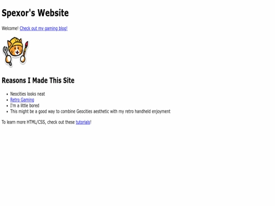 index screenshot